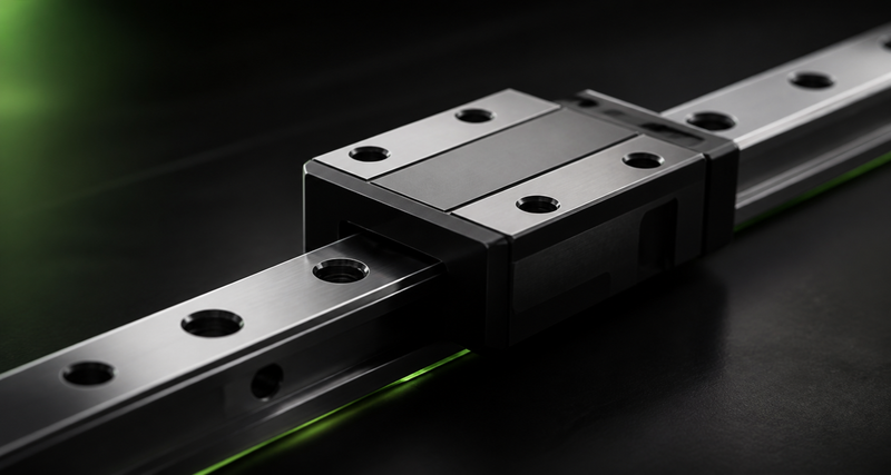 Distributing lubricant across a linear rail